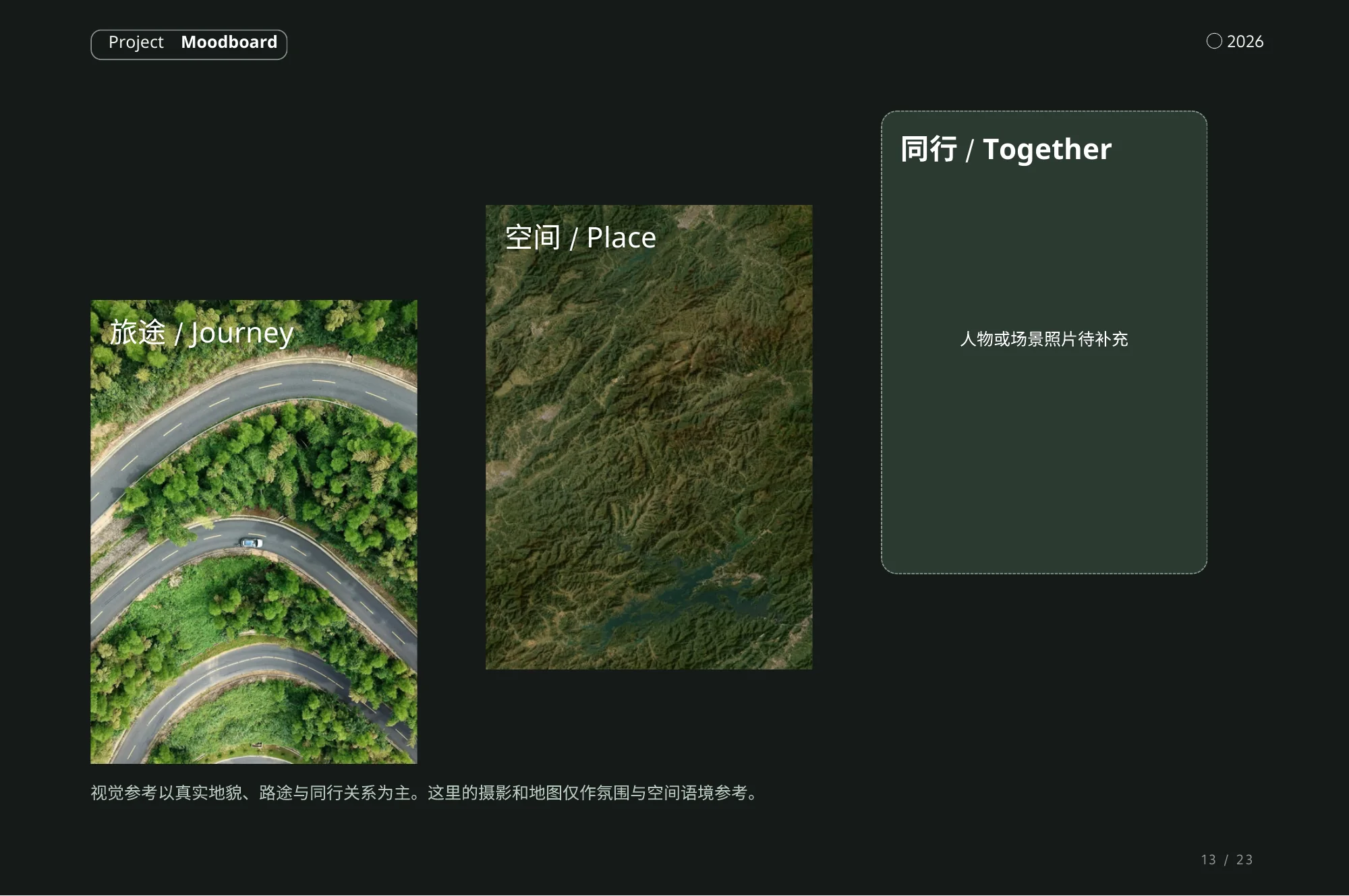 同行程作品集：视觉氛围